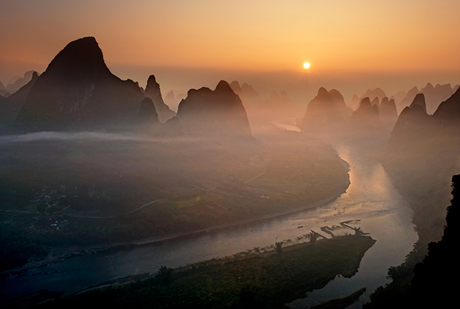 Guilin, Li-Fluß, Kegelkarst