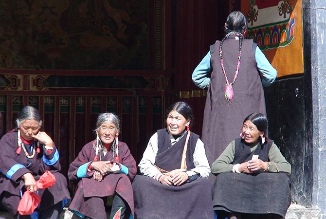 Junge Tibeterin 