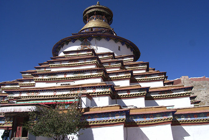 Kumbum Chorten im Balkkor [Pelkhor] Kloster