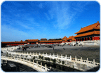 Platz vor der "Halle der h&ouml;chsten Harmonie" im Kaiserpalast in Beijing