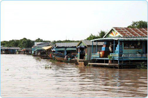 auf dem See Tonle Sap