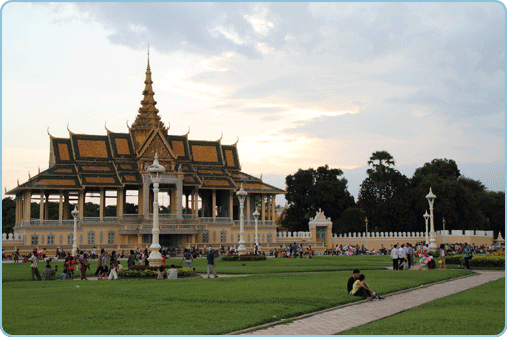 Königspalast,Phnom Penh, Kambodscha