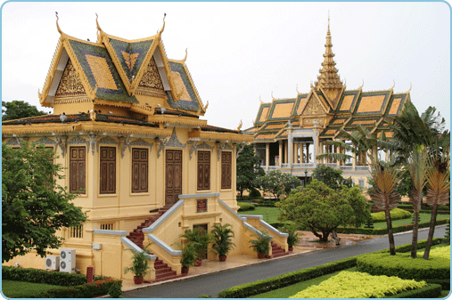 Steinmetze, die Marmor verarbeiten, Phnom Penh, Kambodscha