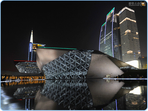 Das Opernhaus in Guangzhou
