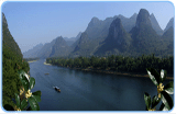 China, Guangxi, Guilin, Li-Flu&szlig;, Lijiang, Kegelkarst, 