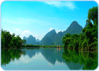 China, Guangxi, Guilin, Xingping, Yangshuo, Li-Flu&szlig;, Lijiang, Kegelkarst, 