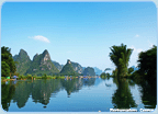 Li Flu&szlig; bei Yangshuo nahe Guilin