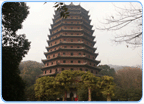 China, Zhejiang, Hangzhou, Pagode, Sechs Harmonien, 