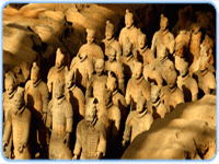  Terrakotta Armee beim Grab des Kaisers Qin Shi Huang bei Xi'an 