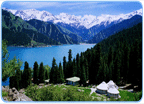China, Xinjiang, Himmelssee, Tianshan, 