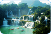 Detian Wasserfall in der Provinz Guangxi Detian Wasserfall in der Provinz Guangxi