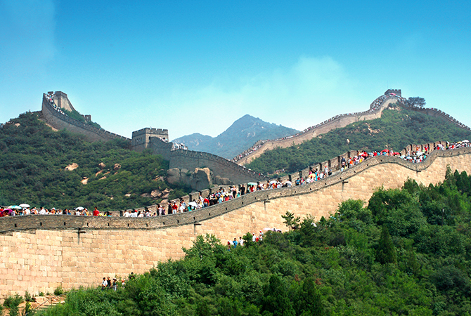 Die Große Mauer bei Badaling