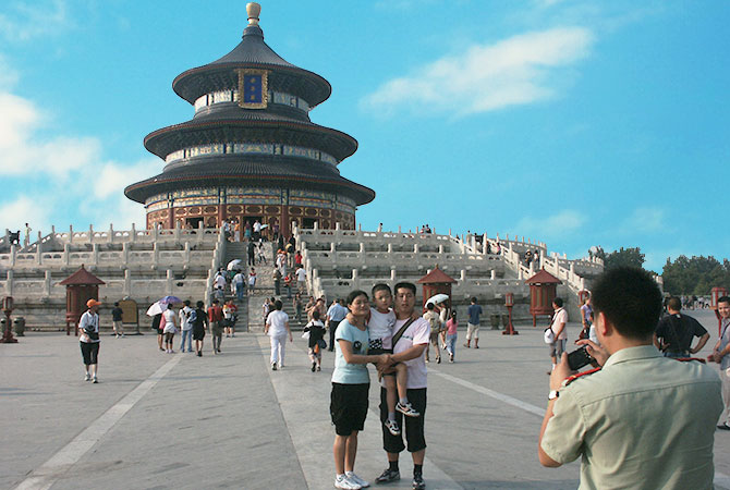  "Halle des Gebetes für eine gute Ernte" Himmelstempel in Beijing