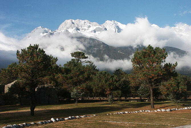 China, Yunnan, Lijiang, Jadedrachen Schneeberg