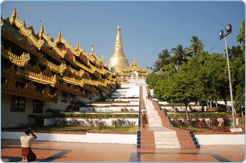 Shwedagon Pagode, Yangon, Burma