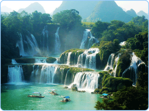 Der Detian-Wasserfall
