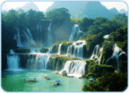 Detian Wasserfall in der Provinz Guangxi